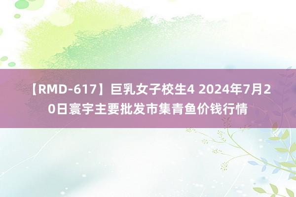 【RMD-617】巨乳女子校生4 2024年7月20日寰宇主要批发市集青鱼价钱行情