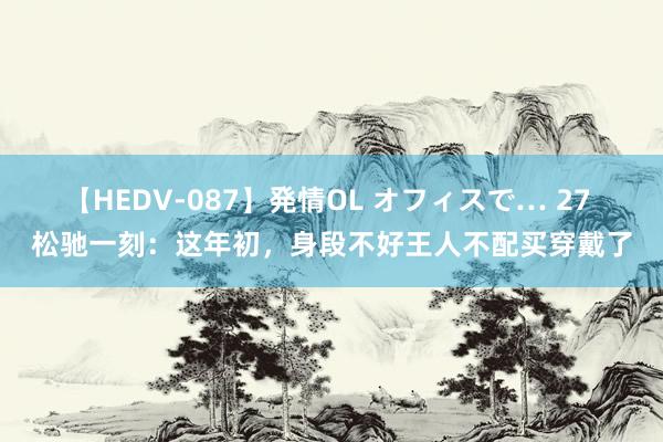 【HEDV-087】発情OL オフィスで… 27 松驰一刻：这年初，身段不好王人不配买穿戴了